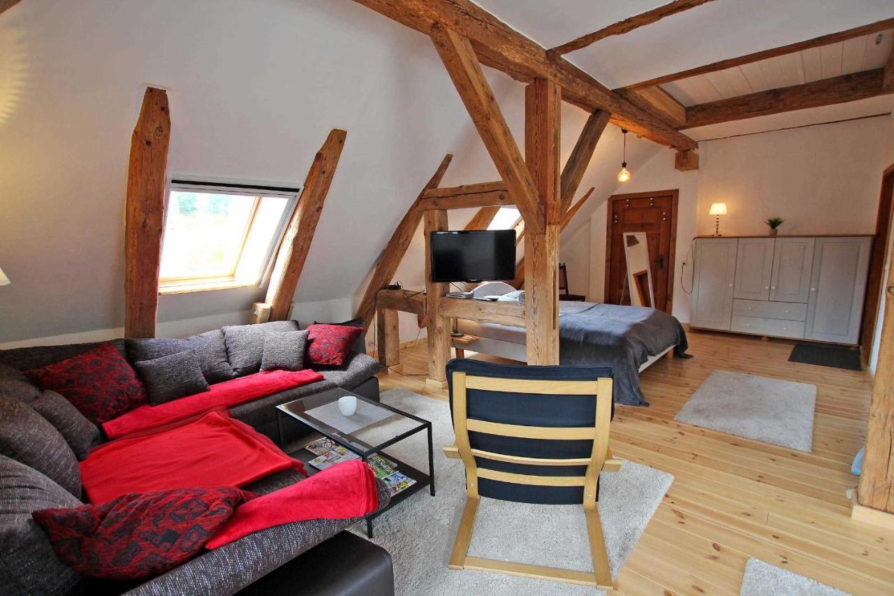 Ferienwohnung Im Forsthaus Am See Schwarz Экстерьер фото